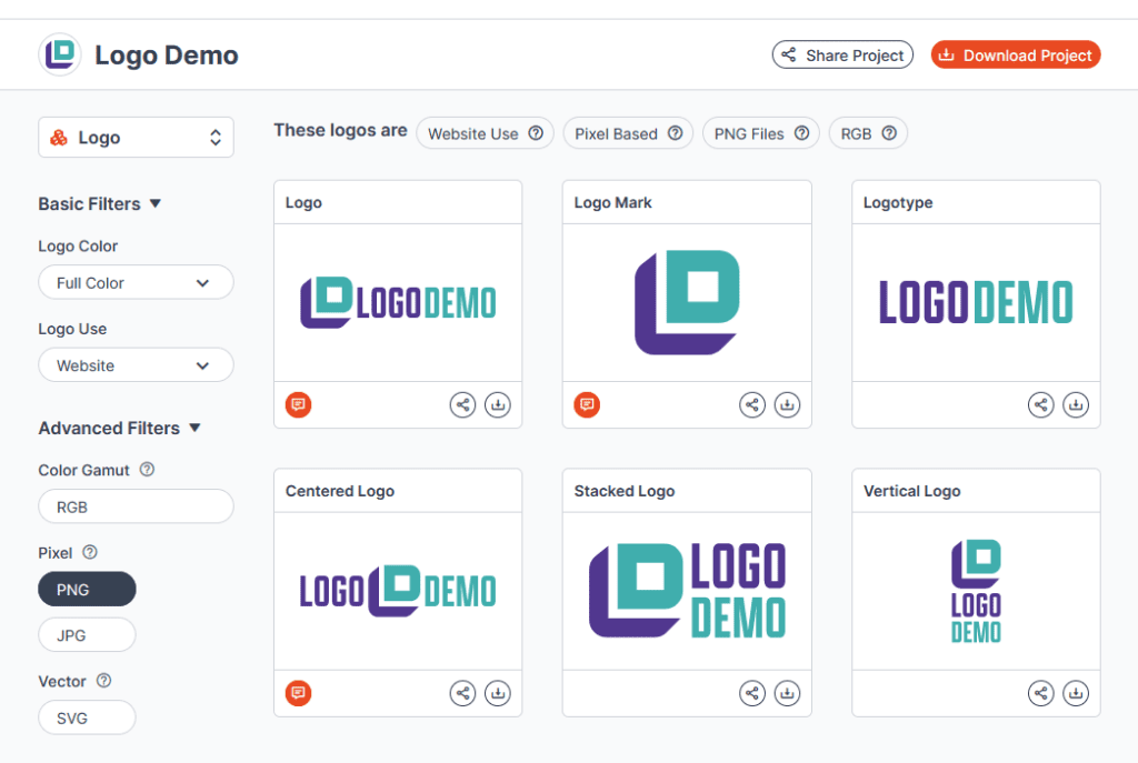 Logo Cloud Screenshot